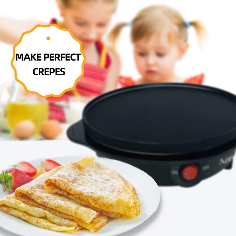 Aoruru 7”Crepe Maker Electric Pancake Pan - Image 5